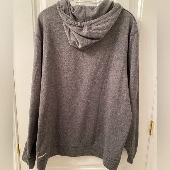 Adidas Men’s Size XL Toronto Raptors Hoodie Grey with Basketball Kangaroo Pouch - Picture 5 of 8